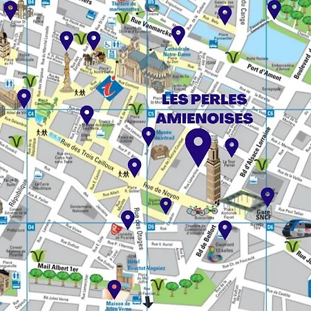 Les Perles Amiénoises-Suite Luxe Centre-Parking Amiens